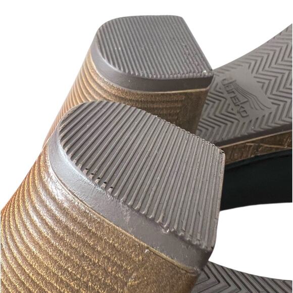 DANSKO Reggie Peep Toe Slingback Sandal in Black Milled Nubuck Womens Size EU 40 - Picture 11 of 14